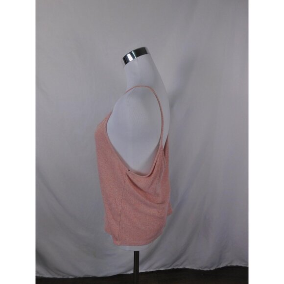 Forever 21 Pink Cami Tank Spaghetti Strap Knit Boho Witch M - Picture 4 of 9